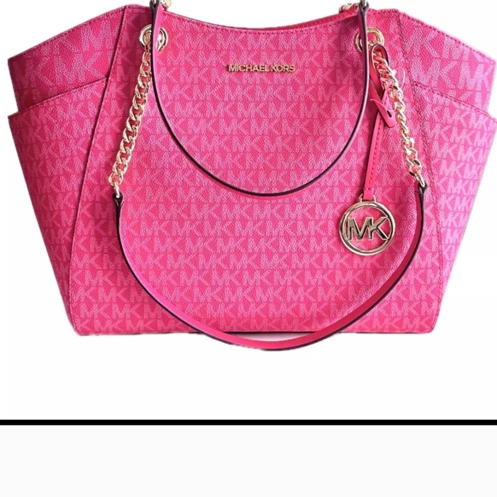 Michael Kors Pink Tote Bag - Picture 3 of 6